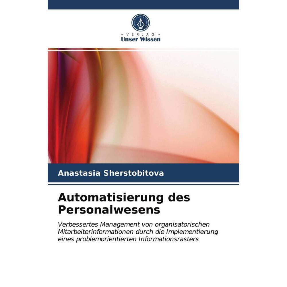 Automatisierung des Personalwesens, Fachbücher von Anastasia Sherstobitova
