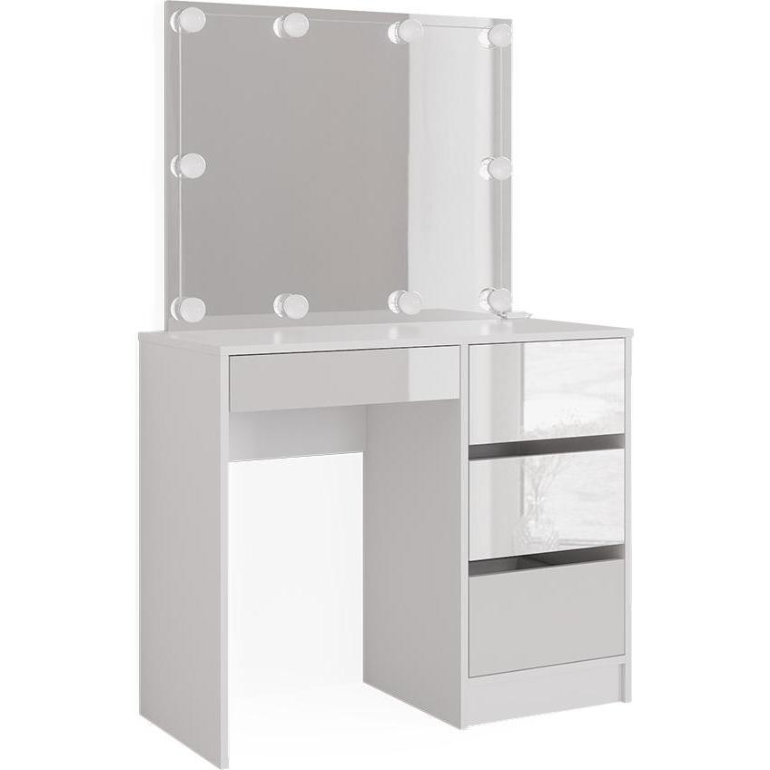 Vicco, Schminktisch, Sherry mit Beleuchtung (90 x 40 x 75 cm)