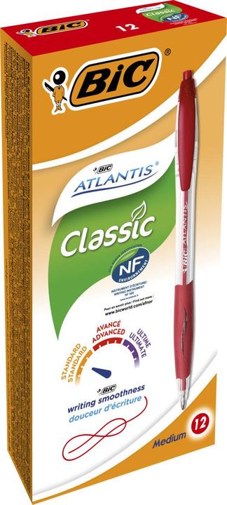 Produktbild Bic Atlantis Stick, Red, 12 pc(s) (Rot, 12 x)