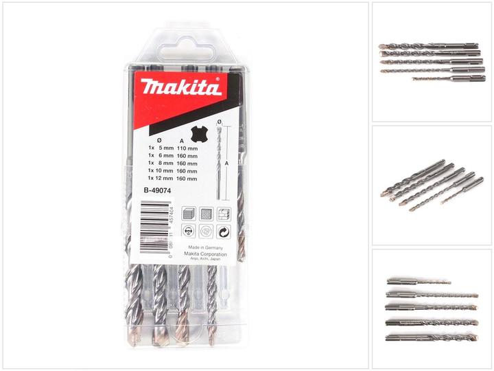 Productafbeelding Makita SDS VPLUS boren set nr.3 5 st. (10 mm)