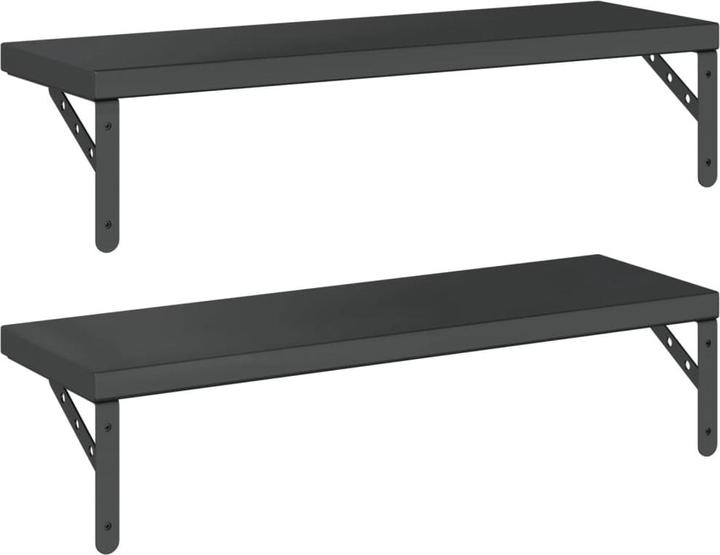 Produktbild vidaXL Wandregale 2 Stk. 75 x 23,5 cm Edel