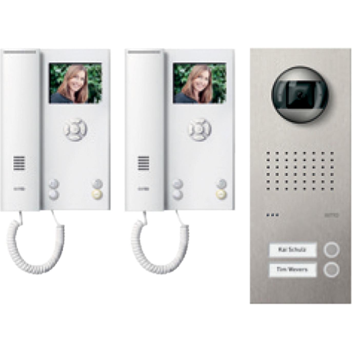 Thumbnail - Schneider Electric, Klingel + Türsprechanlage, AceropurVideoSetWEedelstahl/weiss