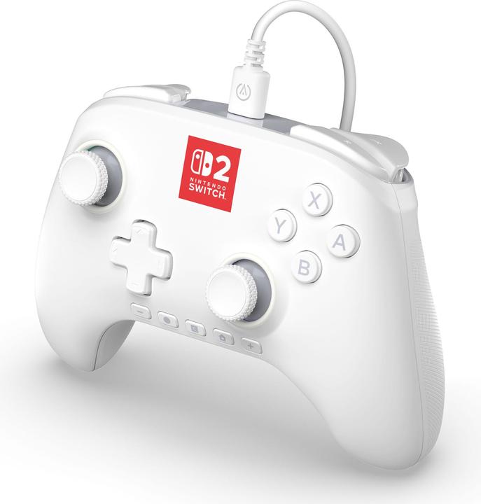 Produktbild PowerA NSW2 Controller Advantage wired Lumectra white (Switch 2)