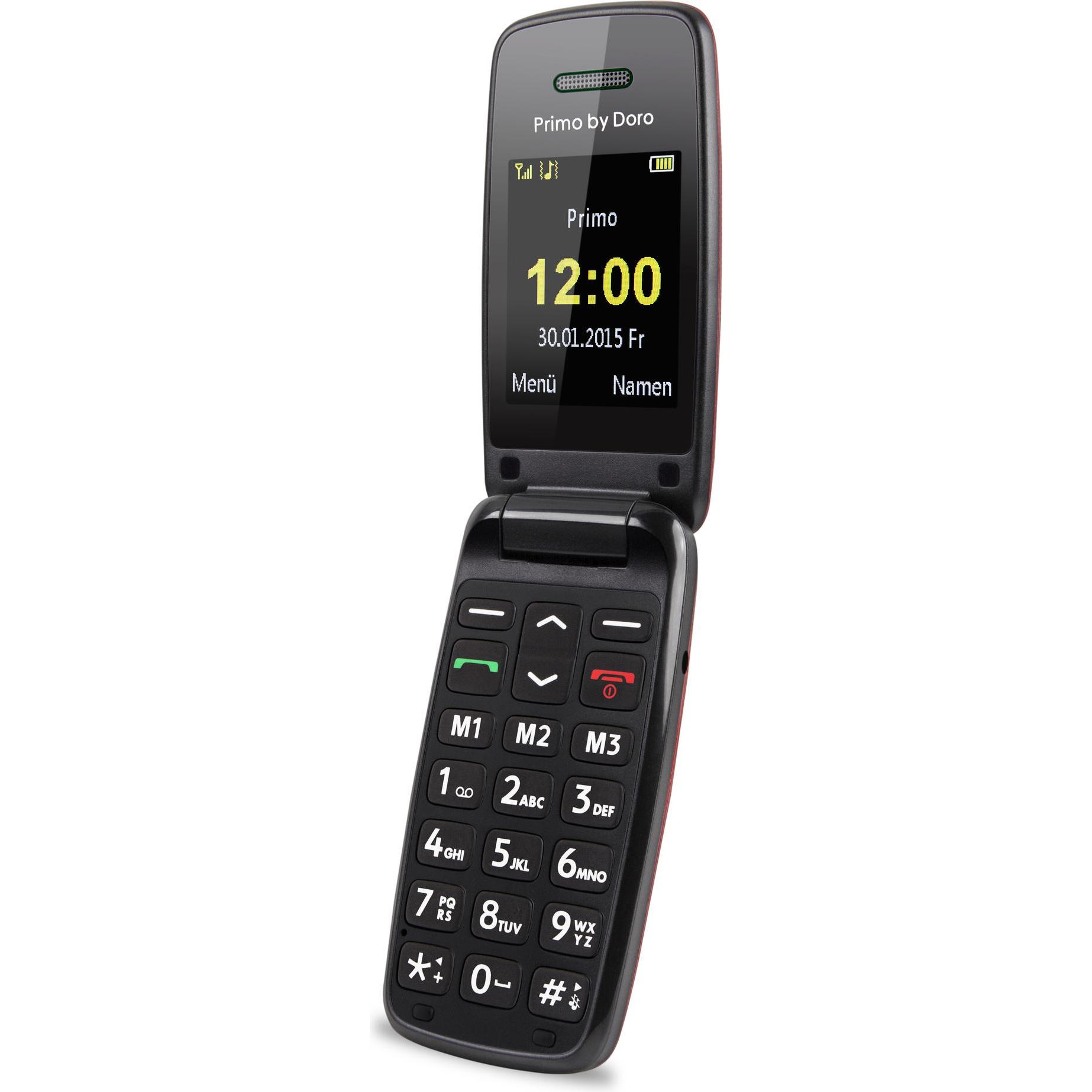 Doro Primo 401 2G (2", 2G), Tastenhandy, Rot