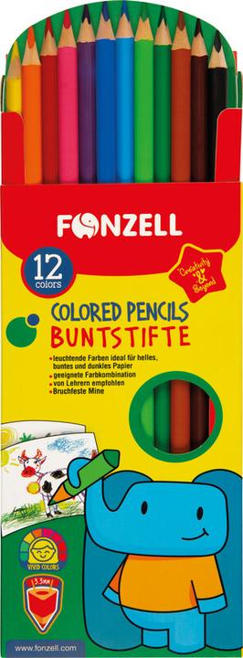 Produktbild Fonzell Farbstifte in Kartonetui (12x)