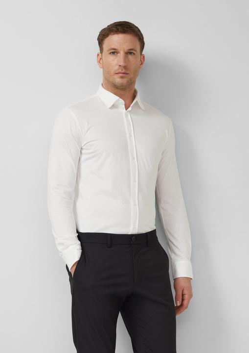 Immagine prodotto s.Oliver Hemd Tailored Fit: Jersey-Hemd aus Baumwollstretch (38)