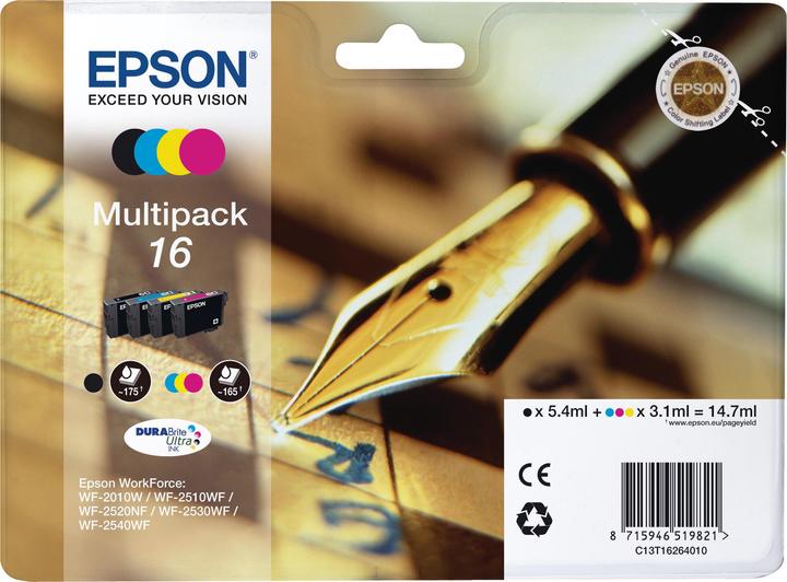 Actual product image Epson 16 DuraBrite Ultra (M, FC, C, Y)