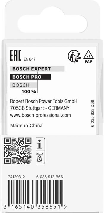 Produktbild Bosch Professional Zubehör Scheibennutfräser, 8 mm, D1 32 mm, L 6 mm, G 51 mm