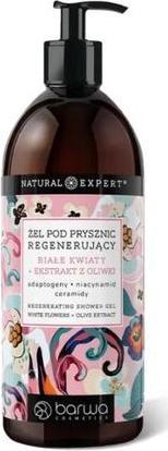 Produktbild Barwa Farbe 480ml Natural Express Dry Gel White Flower Olive Extract Regenerierend (480 ml)