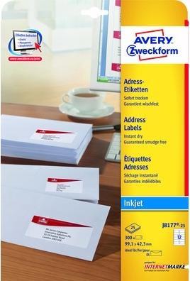 Actual product image Avery Address labels