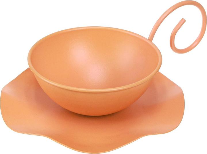 Viana Deko Tassen mit Unterteller für stilvolle Tischdekoration 2St (2 x)