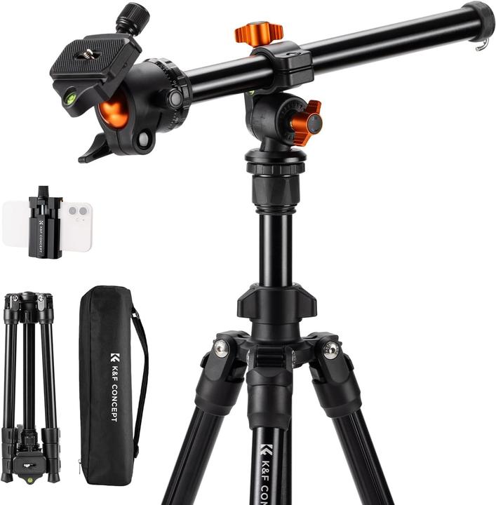 K&F Concept Tripod with Diaphragm Arm (Metal)