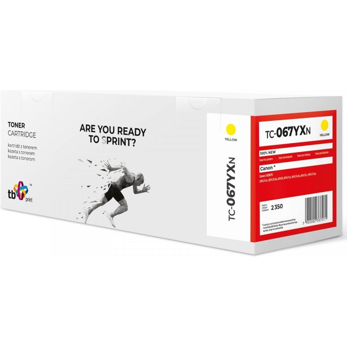 Print, Toner, Toner für Canon MF650 TC-067YXN YE 100% neu CRG067H