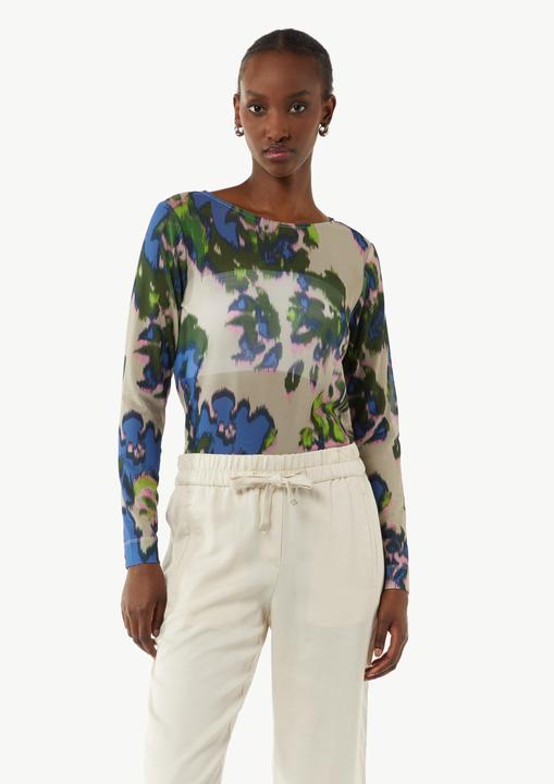 Image du produit Comma T-Shirt Longsleeve aus Mesh (40)