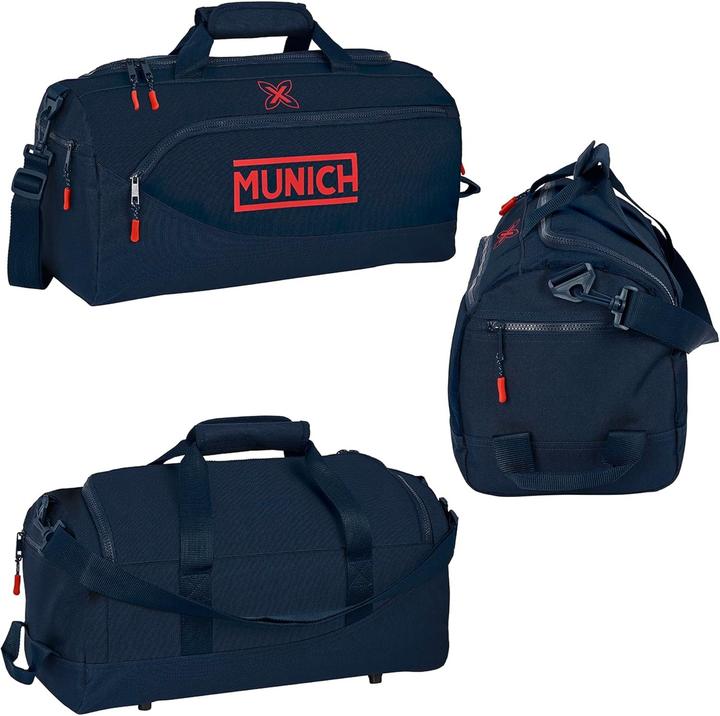 Actual product image Safta Munich Flash Sport Bag, Adjustable Shoulder Strap, Removable Bottom, Trolley-Compatible Backpack