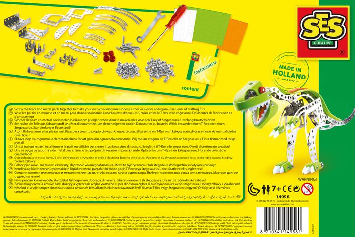 Image du produit Ses Set de construction métallique Dino