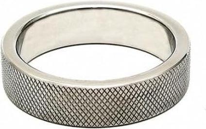 Rimba Moda erotica ra7368.40 Anello per pene in metallo argentato da 40 mm (4 cm)