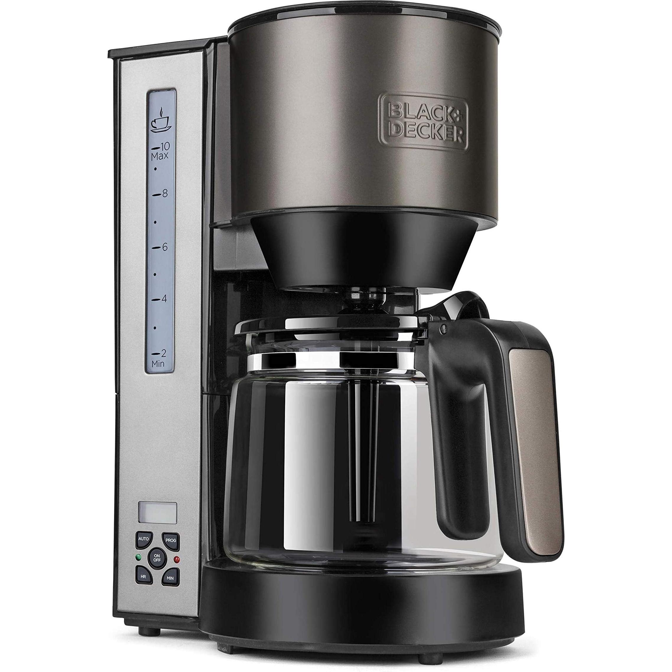 Black & Decker BXCO1000E, Filterkaffeemaschine, Schwarz