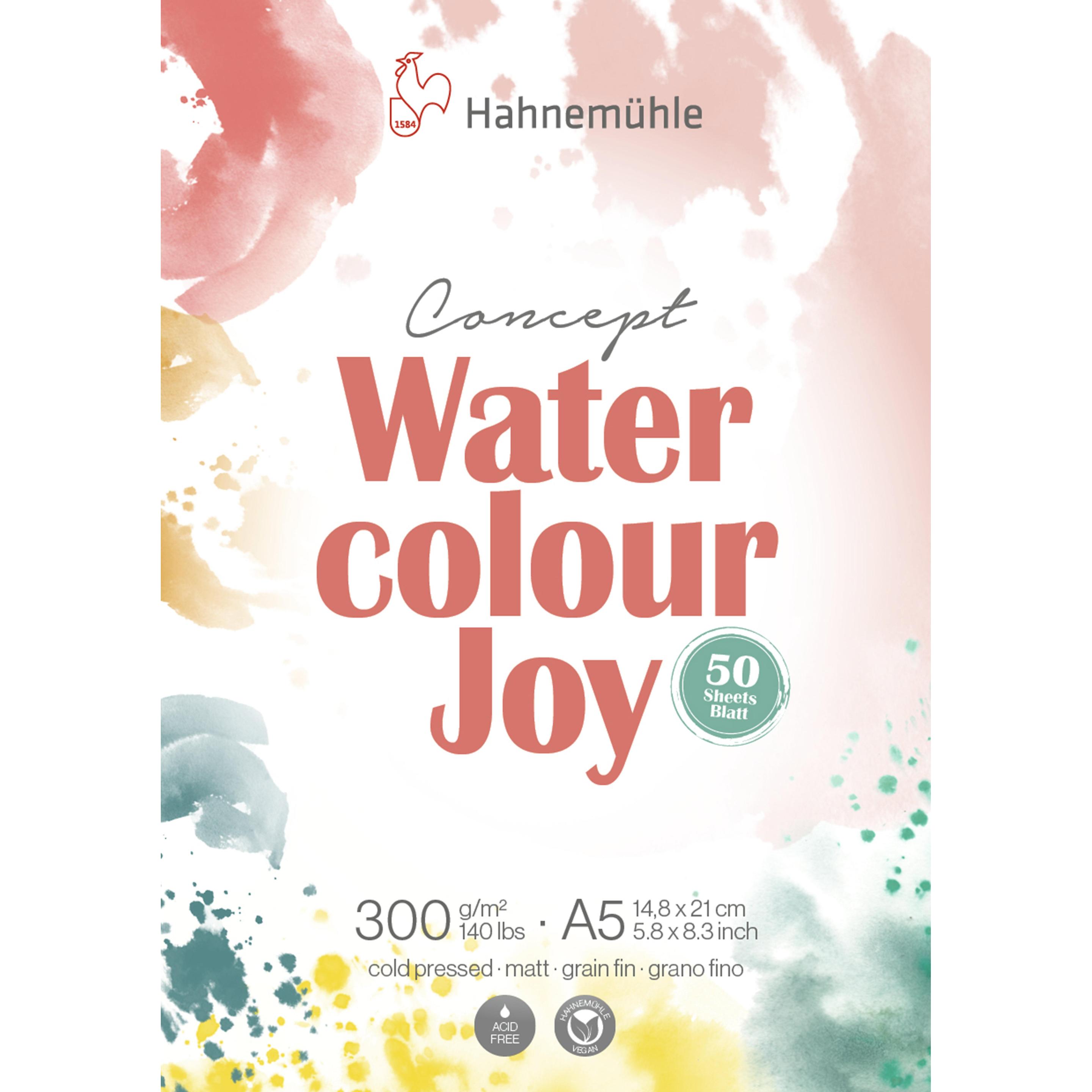 HahnemüHle, Quaderni + Bloc Notes, Concept - Aquarellblock (A5)