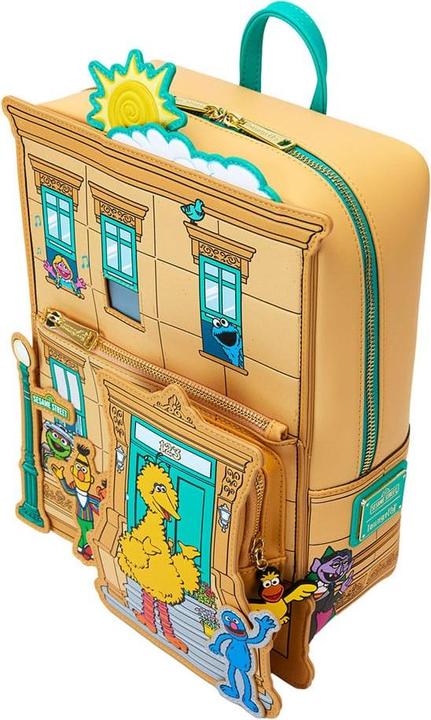 Actual product image Loungefly Sesame Street Corner backpack 30cm