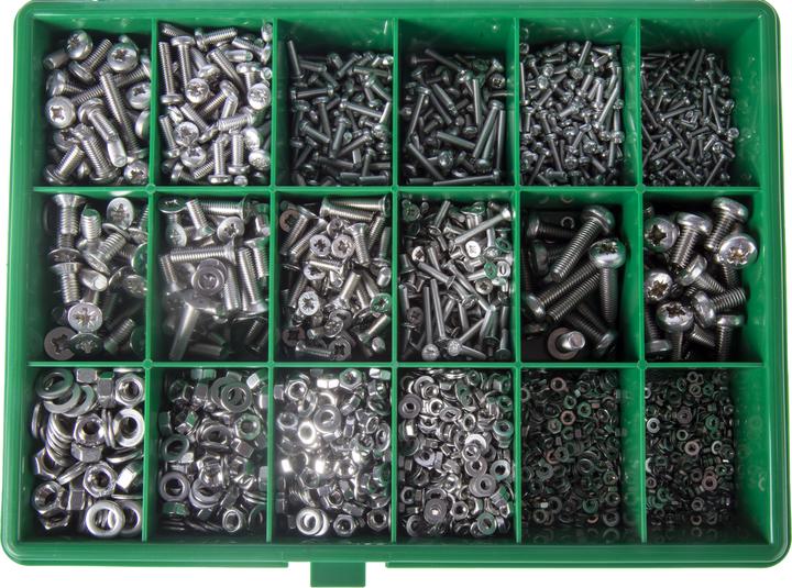 Immagine prodotto RS PRO Assortimento di viti (3168 Viti per pezzo)