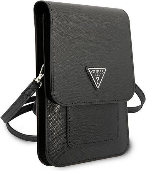 Actual product image Guess Torebka GUWBSATMBK czarny/black Saffiano Triangle