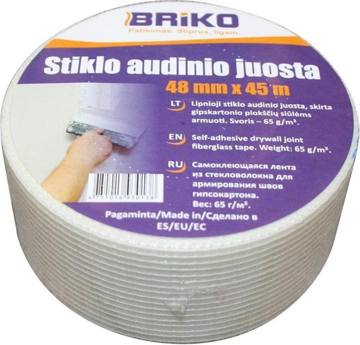 Actual product image Briko SELF ADHESIVE MESH TAPE 48MMX45M 65G/M2 (48 mm)