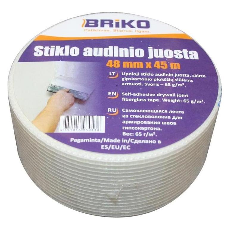 Briko, Nastro Adesivo, Self Adhesive Mesh Tape 48MMX45M 65G/M2 (48 Mm)