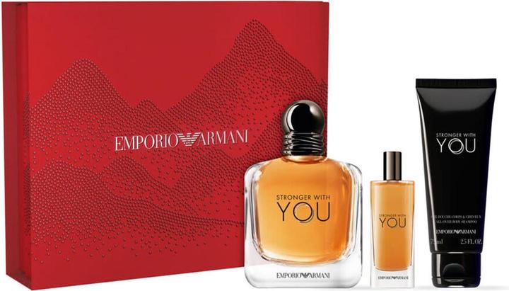 Actual product image Emporio Armani Strong With You 100ml EDT 3-Piece Gift Set 2024