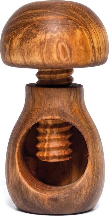Produktbild Natura Punto Nussknacker, Pilz mit Schraubgewinde, Olivenholz