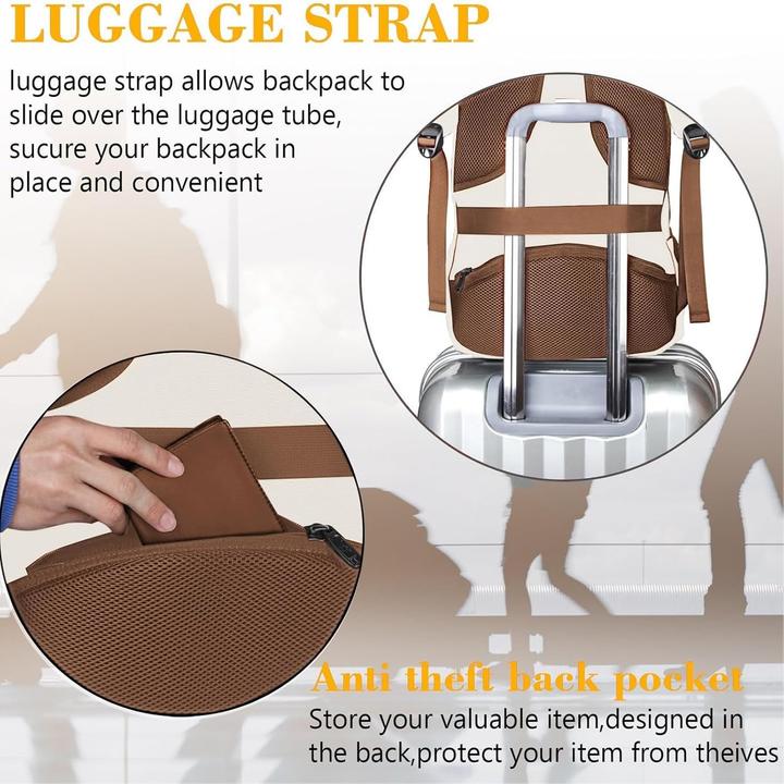 Image du produit Matein Business Laptop Rucksack mit USB-Anschluss 15,6 Zoll