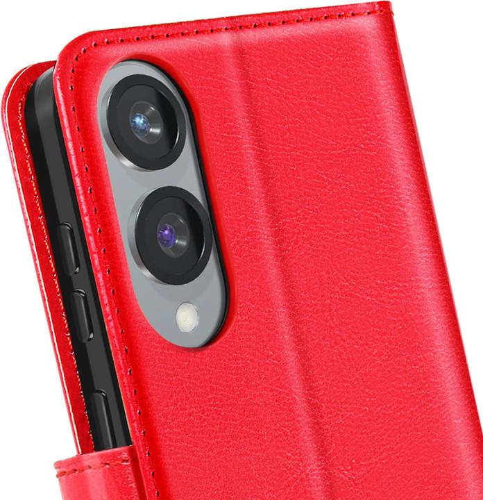 Produktbild Mayaxess VintageFlip Red Collection (Samsung Galaxy S25 Edge)