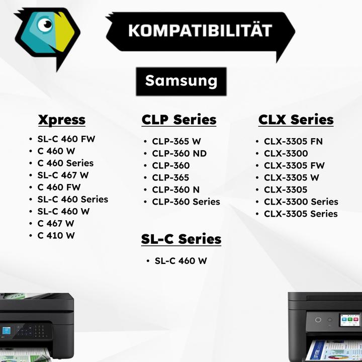 Produktbild Inkadoo Toner kompatibel zu Samsung CLT-K406S/ELS / K406 Toner, schwarz Schwarz (BK)