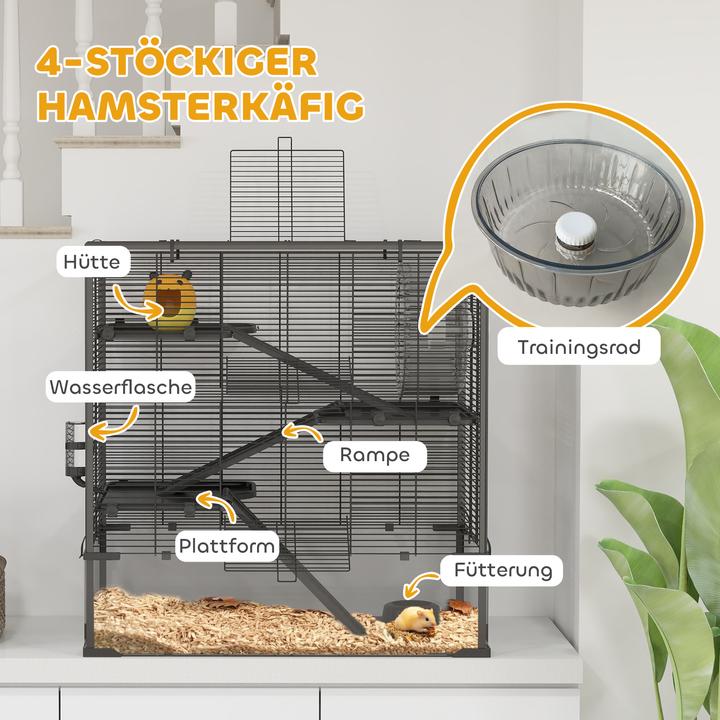 Produktbild PawHut Zwerghamster-Käfig