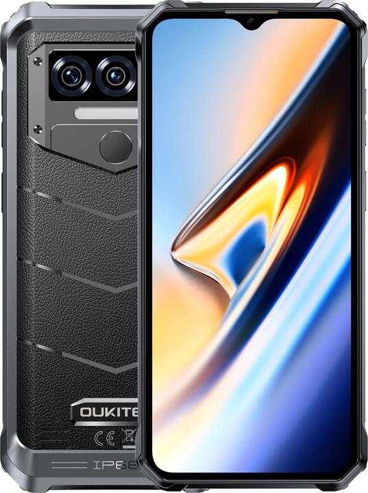Productafbeelding Oukitel Smartphone WP38 6GB/256GB 10600mAh Dual SIM Schwarz (256 GB, Zwart, Dubbele SIM, 4G)