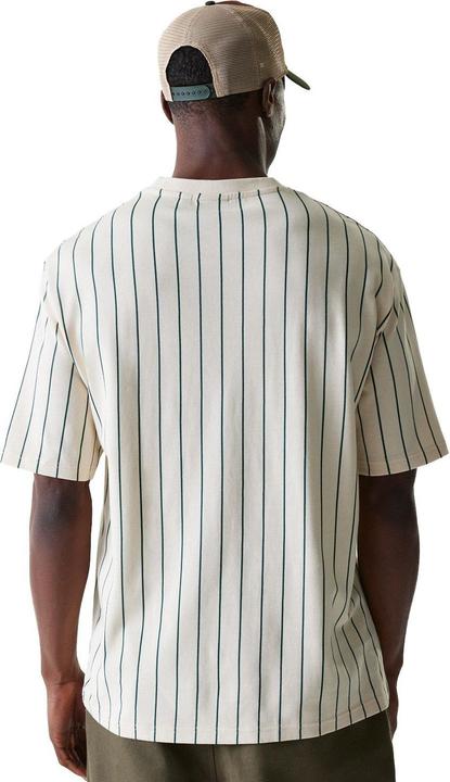 Actual product image New Era Oversized Shirt - PINSTRIPE beige - XXL (XXL)