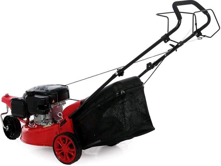 Produktbild GeoTech Rasenmäher Radantrieb mit vorderem Drehrad (Benzinbetrieb)