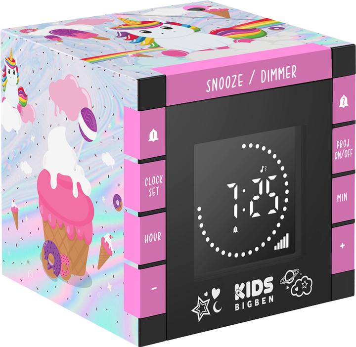 Immagine prodotto Bigben Sveglia per bambini R70 Unicorno 3 (con proiettore)