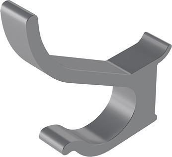 OK-Line Kleiderhaken einzeln Wall System (1 Stk.)