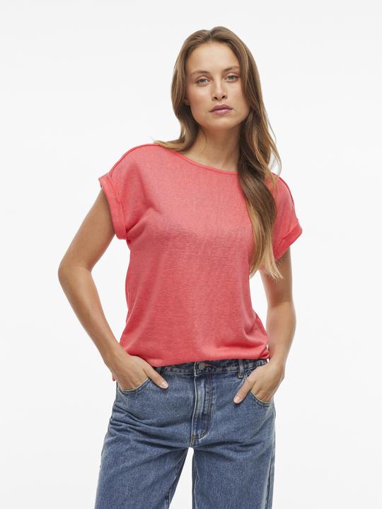 Immagine prodotto Vila Rundhals Oberteil mit kurzen Ärmeln (XXL)