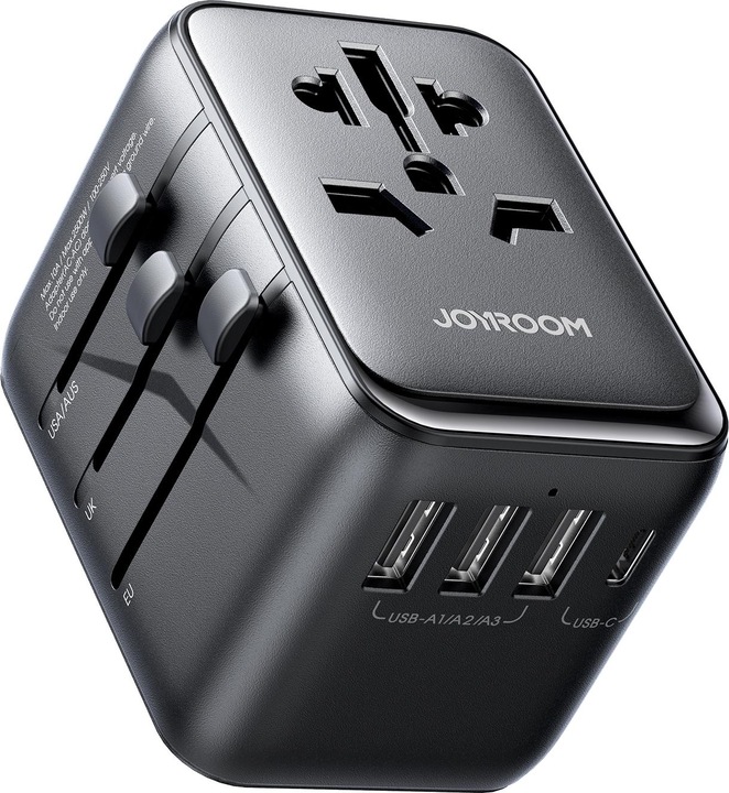 Produktbild Joyroom 17W Travel Adapter Multifunction Type-C+3USB-A Power Charger Converter (17 W)