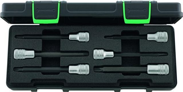 Productafbeelding Stahlwille Set schroevendraaierbits voor Torx® 1/2 inch vierkantaandrijving 6-delige set, lang