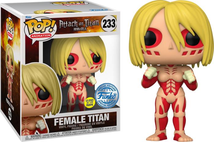 Image du produit Funko Pop! Attack on Titan : Female Titan (GITD) EXM