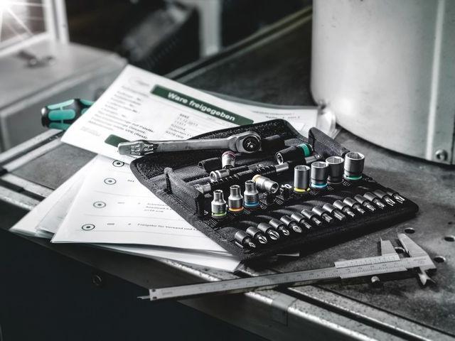 Immagine prodotto Wera 8100 SA 7 Zyklop Metal Ratchet Set (11 mm, 12 mm, 13 mm, 7 mm, 10 mm, 8 mm, 5,5 mm, 5 mm, 6 mm)