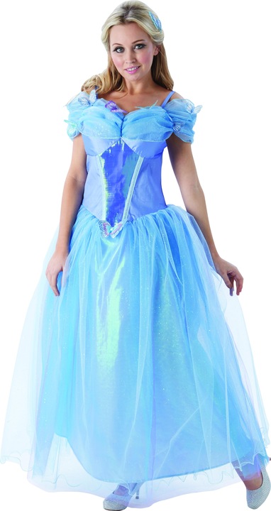 Produktbild Rubies Disney Cinderella Damenkostüm: Live Action Movie Kleid (M)