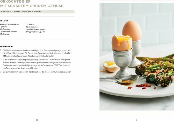 Produktbild Airfryer vegetarisch - Die besten Rezepte für die Heissluftfritteuse (Deutsch, Sophia Young, 2025)