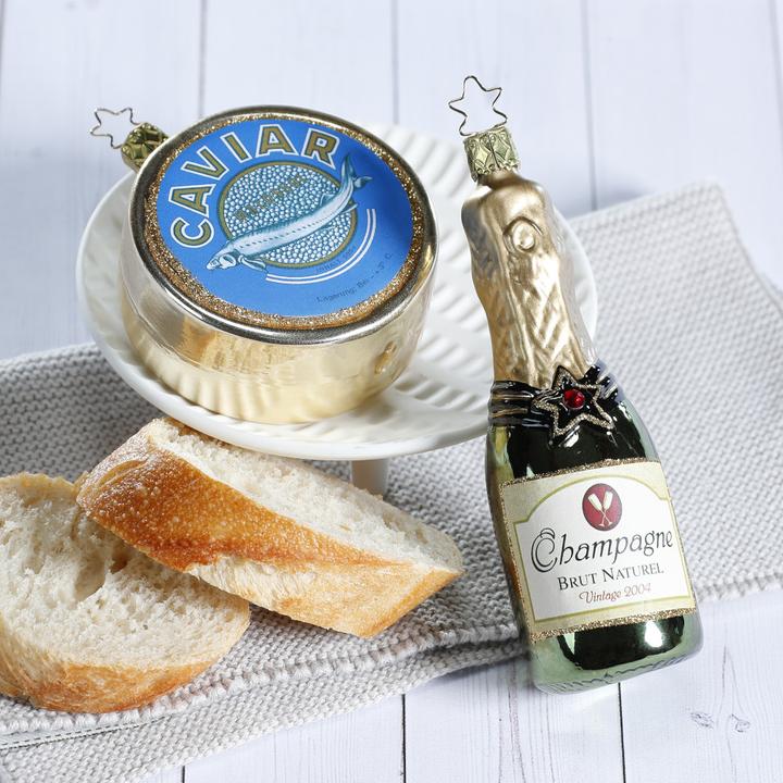 Actual product image Inge’s Glas Christmas Decor Caviar Christmas bauble (1-part)