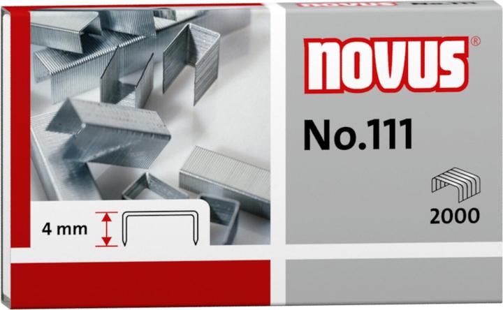 Immagine prodotto Novus Punti metallici Utilizzo del prodotto: Cucitrici, pinze per graffare Designazione del tipo di (2000x)