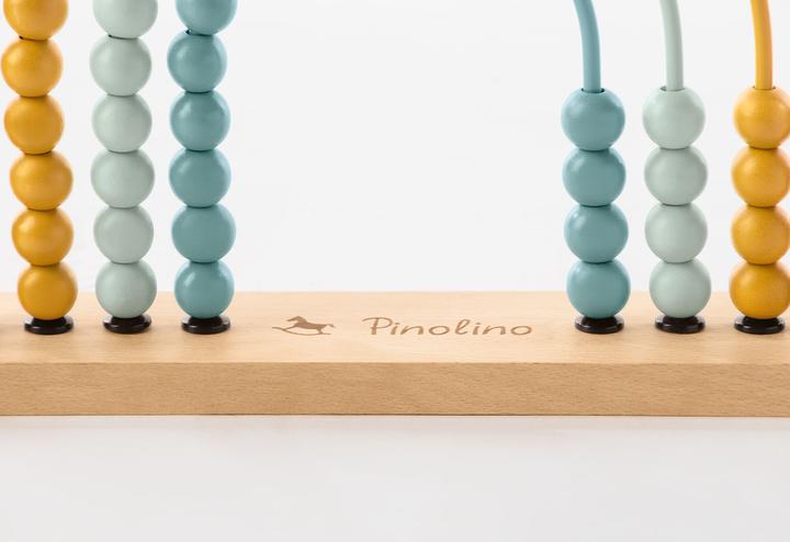 Actual product image Pinolino Abacus-Rainbow Ruby Rake Frame (Multilingual)