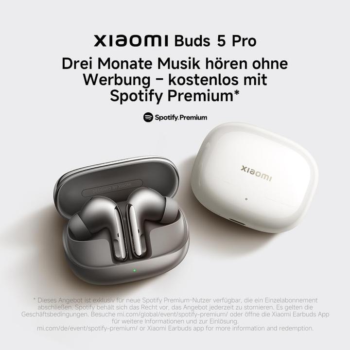 Image du produit Xiaomi Buds 5 Pro (ANC, 42 h, Sans fil)